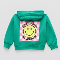 Grayson Little Toddler Girls Hooded Fleece Long Sleeve Sweatshirt