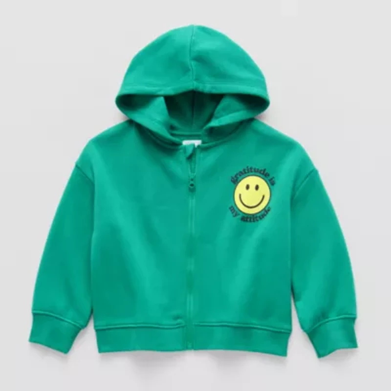 Grayson Little Toddler Girls Hooded Fleece Long Sleeve Sweatshirt