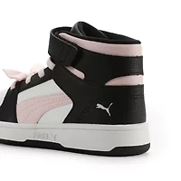 PUMA Rebound Layup Little Kid Girls Basketball Shoes