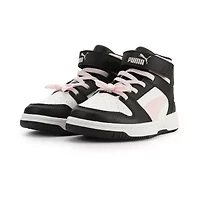 PUMA Rebound Layup Little Kid Girls Basketball Shoes