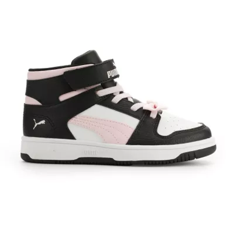 PUMA Rebound Layup Little Kid Girls Basketball Shoes