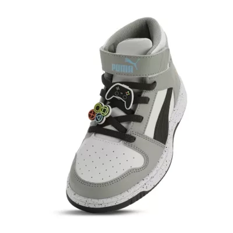 PUMA Rebound Layup Little Kid Boys Basketball Shoes