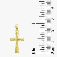 Religious Jewelry Cross! Unisex Adult 10K Gold Cross Pendant