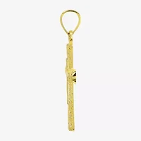 Religious Jewelry Cross! Unisex Adult 10K Gold Cross Pendant
