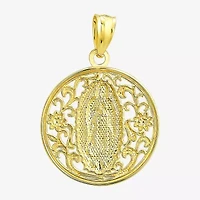 Religious Jewelry Mary! Womens 10K Gold Pendant