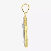 Religious Jewelry Cross! Womens 10K Gold Cross Pendant