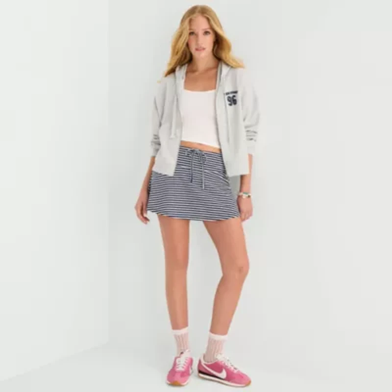 Forever 21 Womens Juniors Long Sleeve Zipper Hoodie