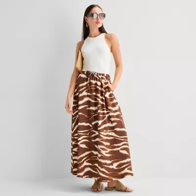 Worthington Womens Maxi Skirt