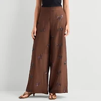 Worthington Womens High Rise Pull-On Pant