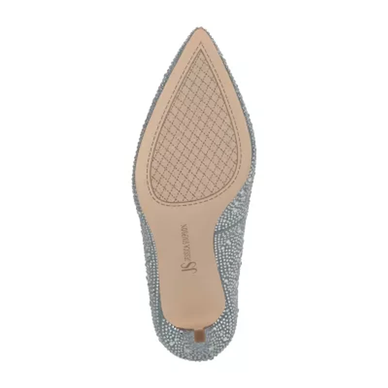 JS Jessica Simpson Apelhan Womens Pointed Closed Toe Stiletto Heel Pumps