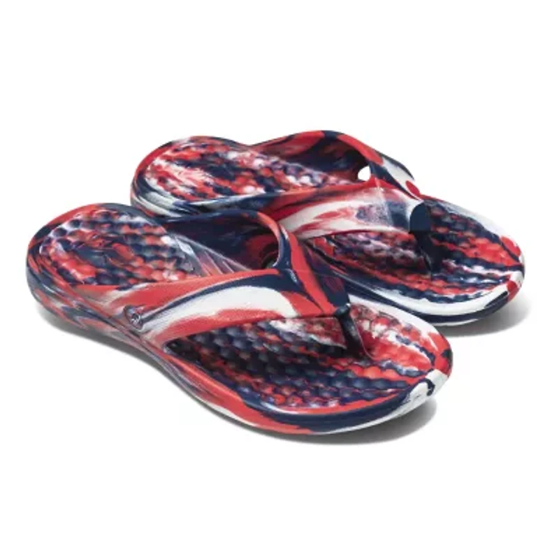 joybees® Unisex Adult Americana Collection Flip-Flops