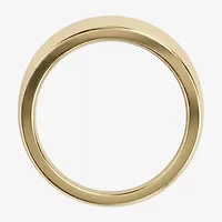 Womens Lab Created Red Ruby 14K Gold Over Silver Band