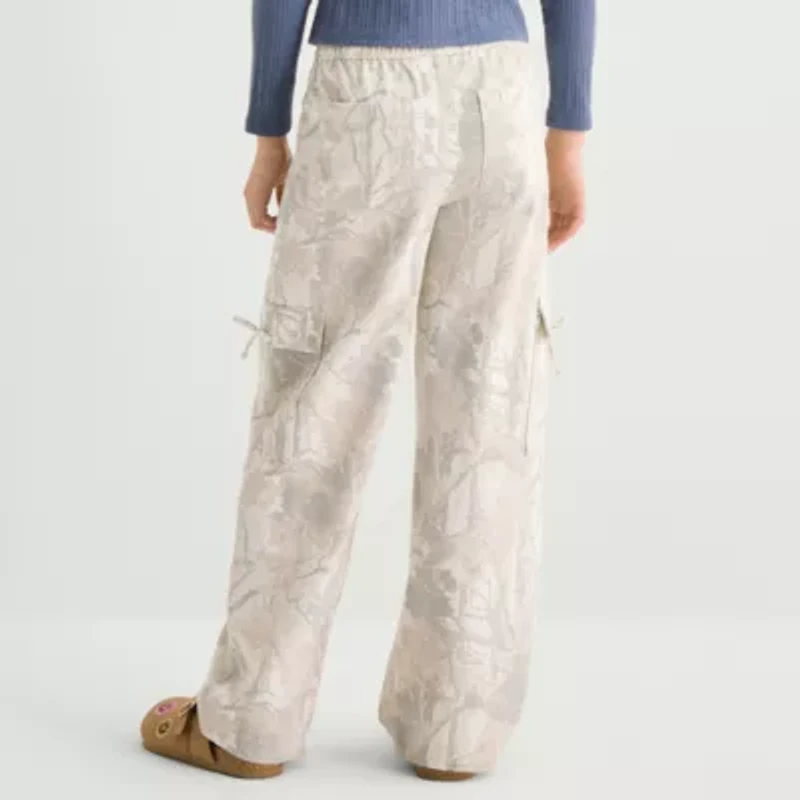 Vanilla Star Big Kid Girls Wide Leg Cargo Pant