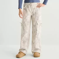 Vanilla Star Big Kid Girls Wide Leg Cargo Pant