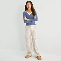 Vanilla Star Big Kid Girls Wide Leg Cargo Pant