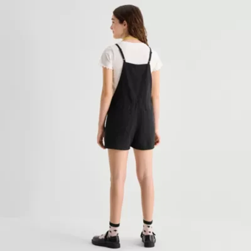 Thereabouts Little & Big Kid Girls Square Neck Sleeveless Romper Set