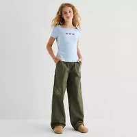 Thereabouts Little & Big Kid Girls Stretch Fabric Straight Cargo Pant