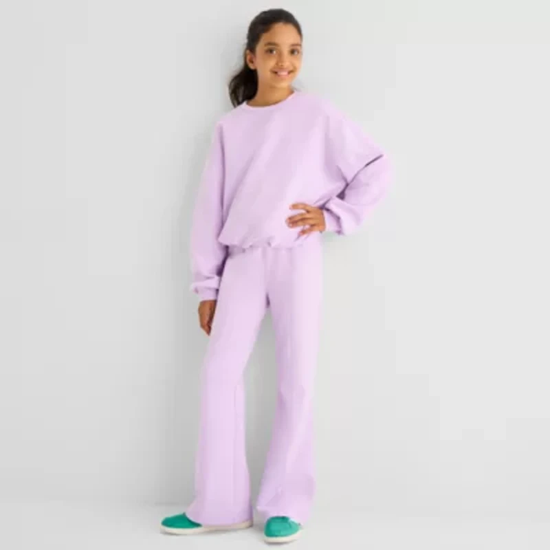 Xersion Little & Big Kid Girls Straight Regular Fit Pull-On Pant