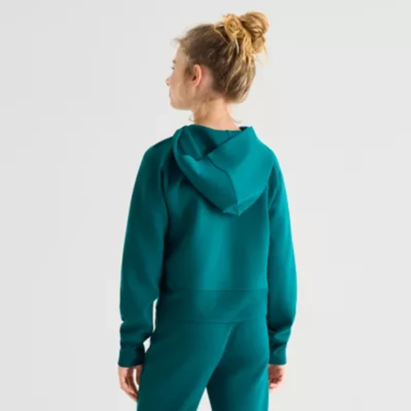 Xersion Little & Big Kid Girls Long Sleeve Active Hoodie