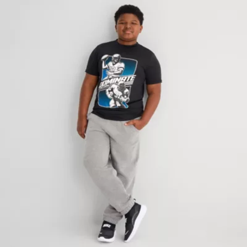 Xersion Little & Big Kid Boys Mid Rise Regular Fit Fleece Jogger Pant