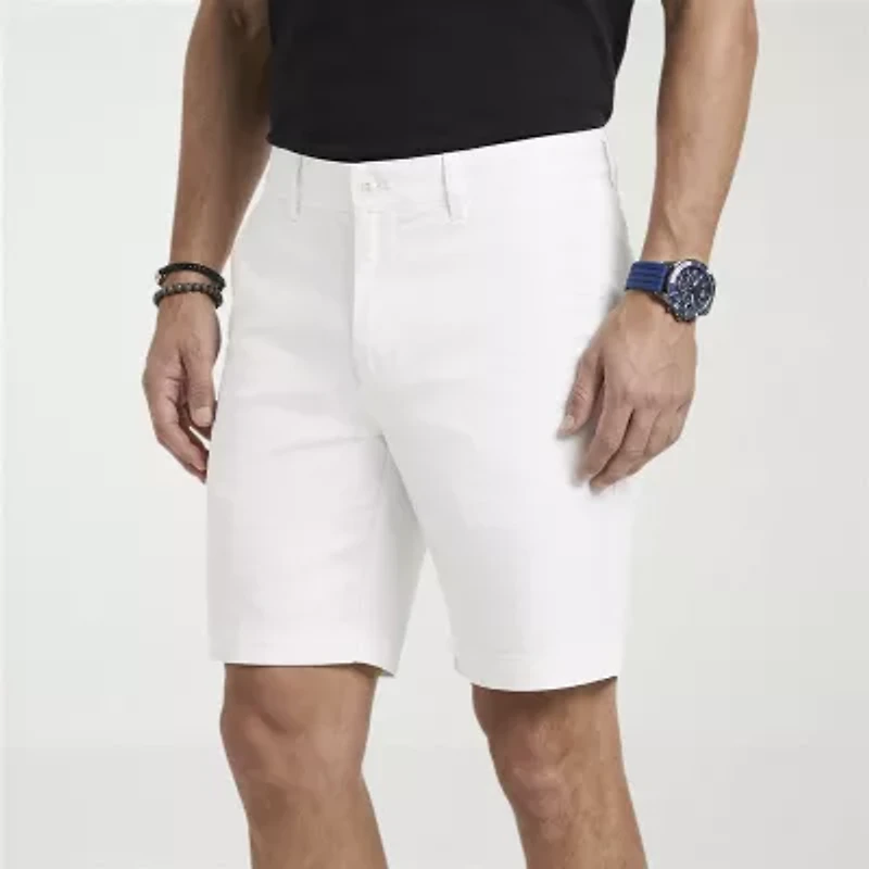 IZOD Saltwater Mens 7" Stretch Fabric Chino Short
