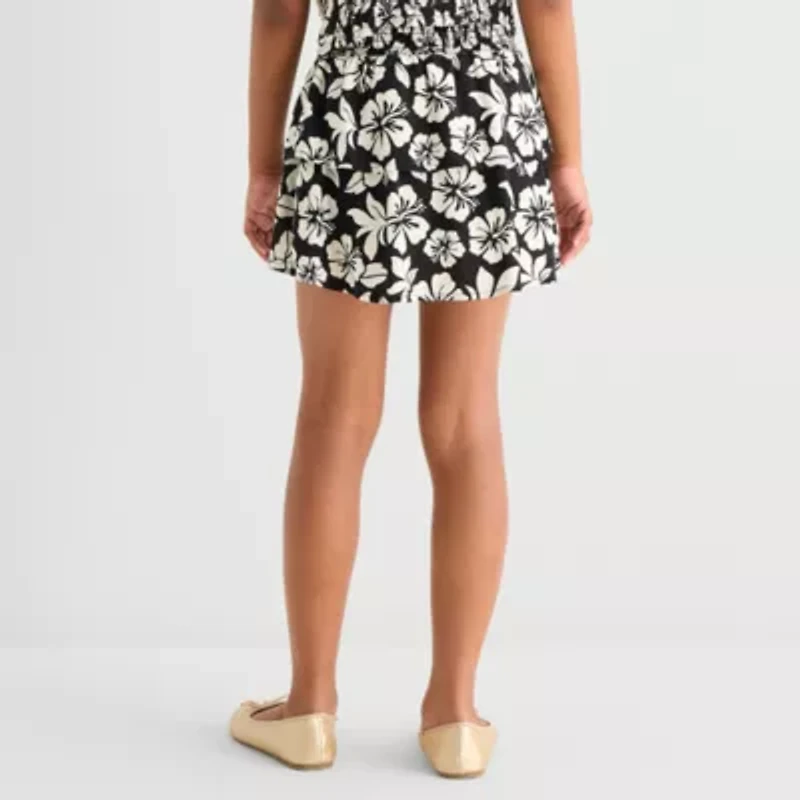 Thereabouts Little & Big Kid Girls High Rise Micro Skort
