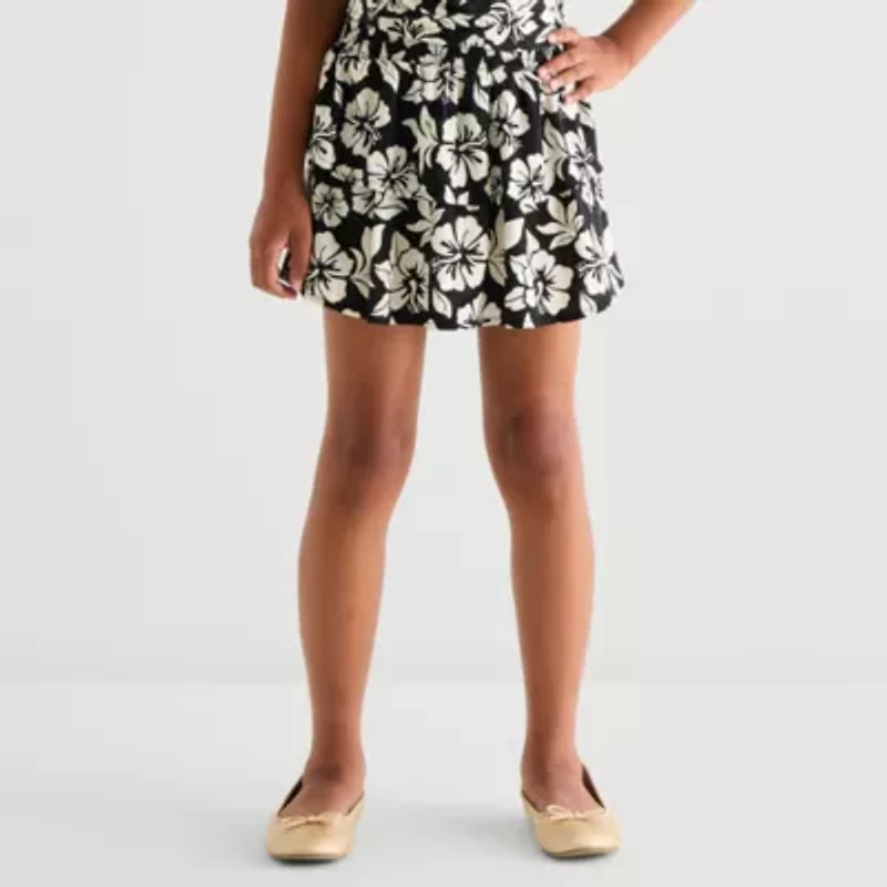 Thereabouts Little & Big Kid Girls High Rise Micro Skort