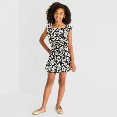 Thereabouts Little & Big Kid Girls High Rise Micro Skort