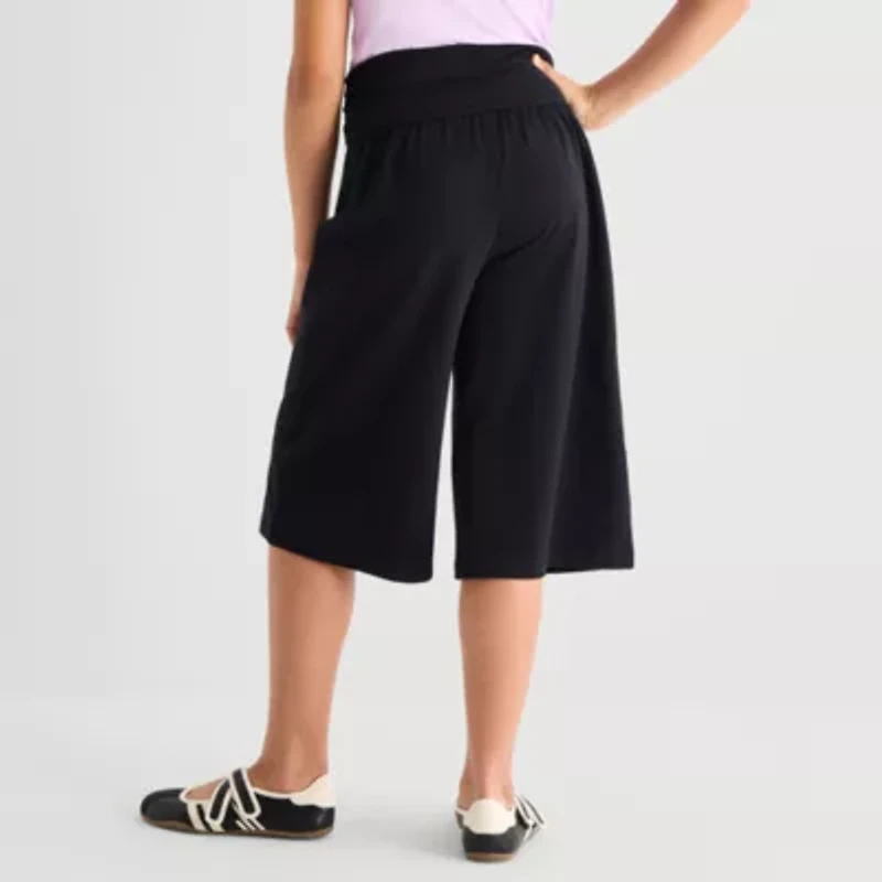 Xersion Little & Big Kid Girls Wide Leg Regular Fit Pull-On Pant
