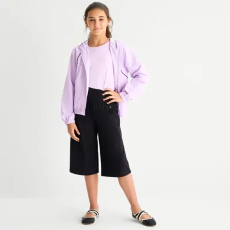 Xersion Little & Big Kid Girls Wide Leg Regular Fit Pull-On Pant