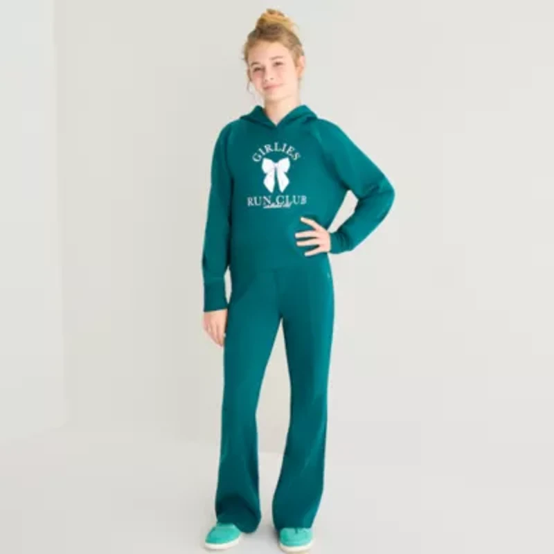 Xersion Little & Big Kid Girls Long Sleeve Active Hoodie