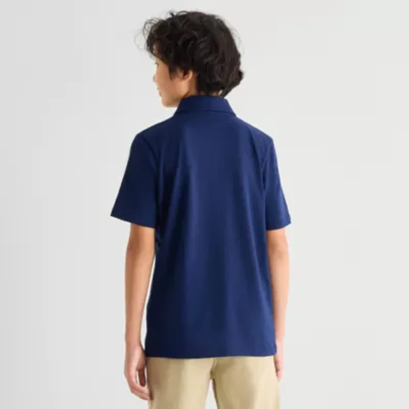 Thereabouts Little & Big Kid Boys Short Sleeve Regular Fit Polo Shirt