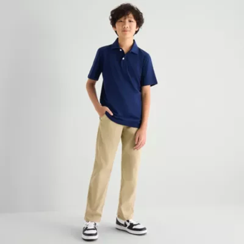 Thereabouts Little & Big Kid Boys Short Sleeve Regular Fit Polo Shirt