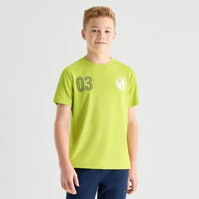Xersion Little & Big Kid Boys Crew Neck Short Sleeve Quick Dry Jersey
