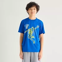 Xersion Little & Big Kid Boys Crew Neck Short Sleeve Regular Fit Graphic T-Shirt