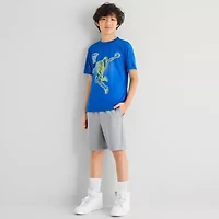 Xersion Little & Big Kid Boys Crew Neck Short Sleeve Regular Fit Graphic T-Shirt