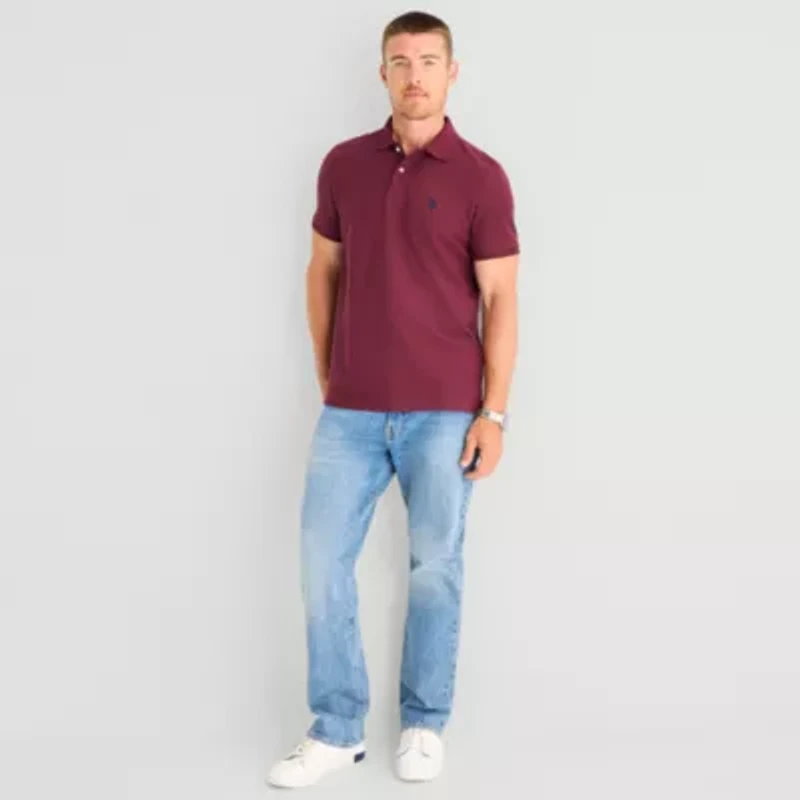 U.S. Polo Assn. Ultimate Pique Stretch Mens Classic Fit Short Sleeve Shirt