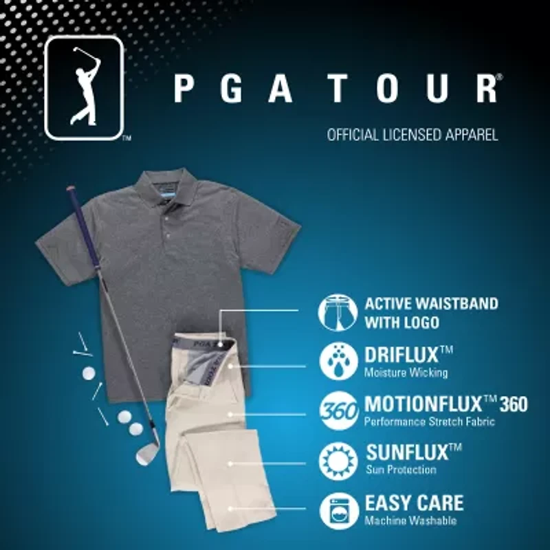PGA TOUR Motionflux 360 Mens Comfort Waistband Moisture Wicking Classic Fit Golf Pant