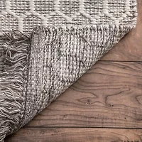 nuLoom Edris Tassel Hand Tufted Handmade Area Rug