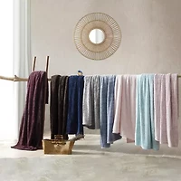 Swift Home Oversized 60" X 70" Ultra Fluffy High Pile Faux Fur Washable Midweight Throw