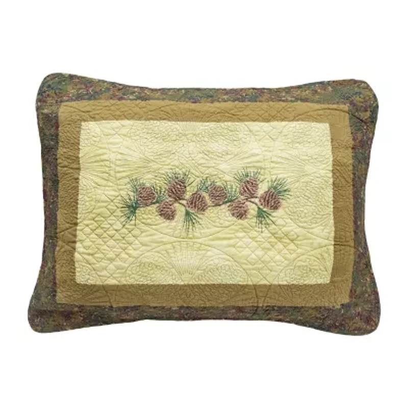 Donna Sharp Cabin Raising Pinecone Pillow Sham