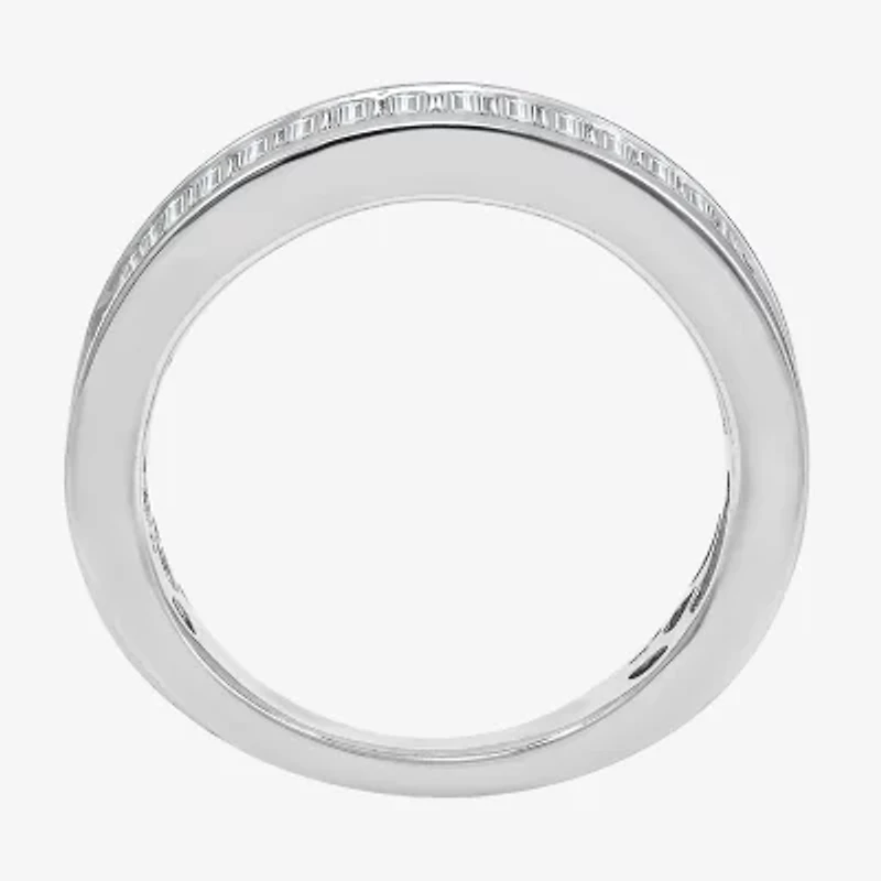 (I / I1) 1 CT. T.W. Lab Grown White Diamond 10K Gold Wedding Band