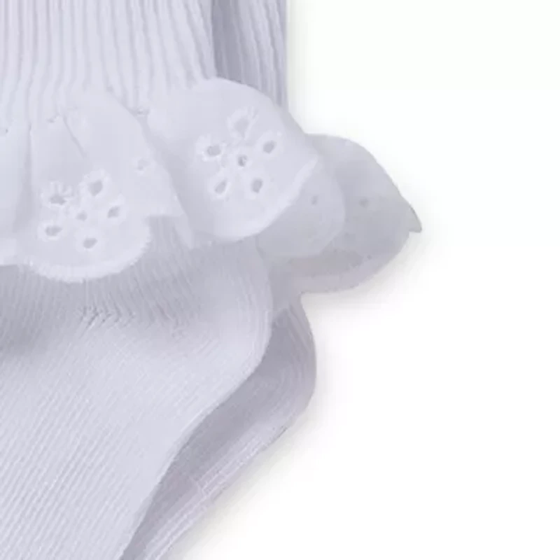 Okie Dokie Toddler Girls 5 Pair Turncuff Socks