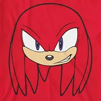 Knuckles Little & Big Kid Boys Crew Neck Short Sleeve Regular Fit Sonic the Hedgehog Graphic T-Shirt