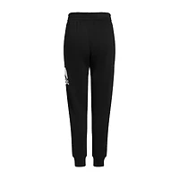 adidas Little Boys Cuffed Mid Rise Regular Fit Fleece Jogger Pant