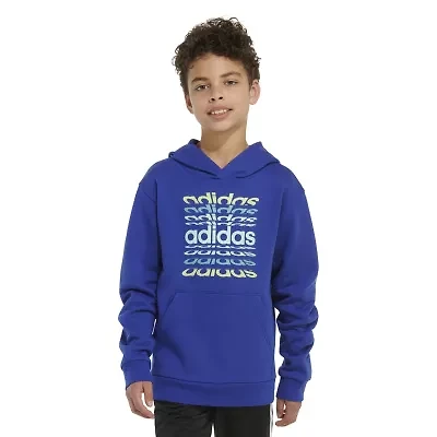 adidas Little Boys Long Sleeve Active Hoodie
