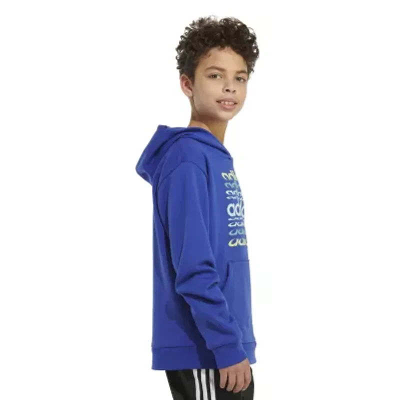 adidas Little Boys Long Sleeve Active Hoodie