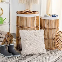 Safavieh Space Dye Square Throw Pillow