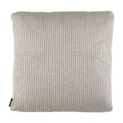 Safavieh Tickled Grey Knit Square Throw Pillow