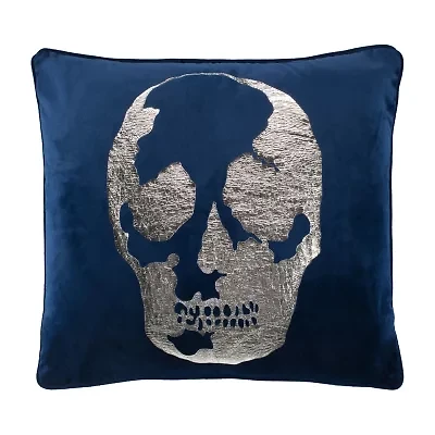 Safavieh Rayen Skull Square Throw Pillow
